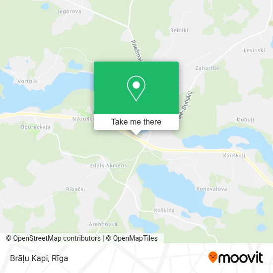 Brāļu Kapi map