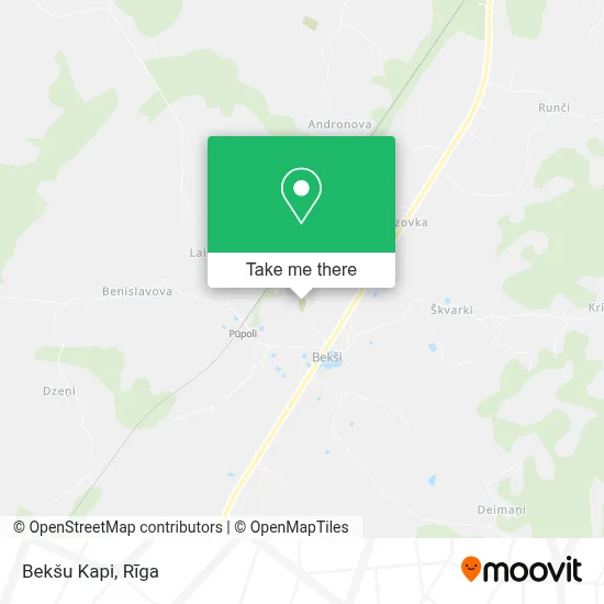 Bekšu Kapi map