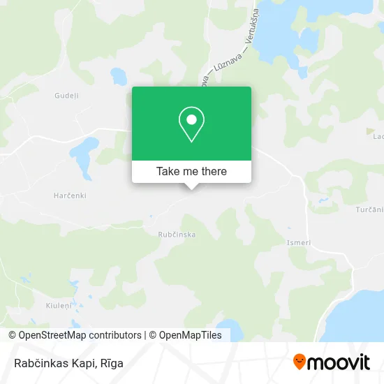 Rabčinkas Kapi map