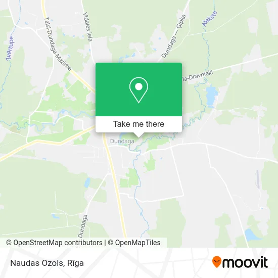 Naudas Ozols map