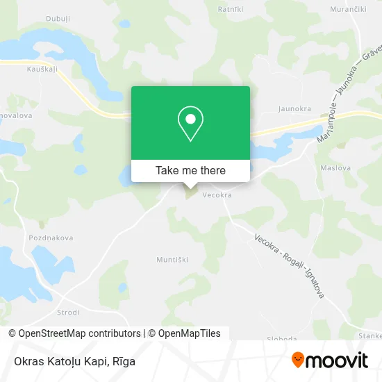 Okras Katoļu Kapi map