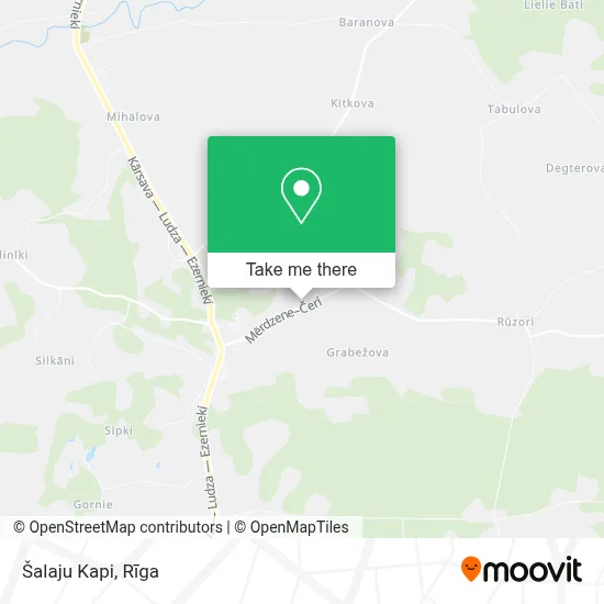 Šalaju Kapi map
