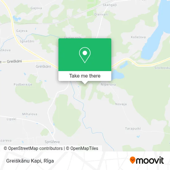 Greiškānu Kapi map