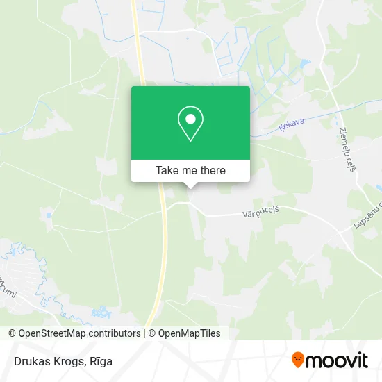Drukas Krogs map