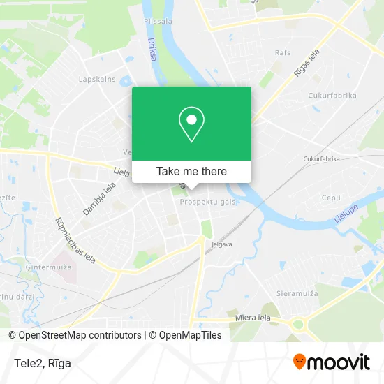 Tele2 map