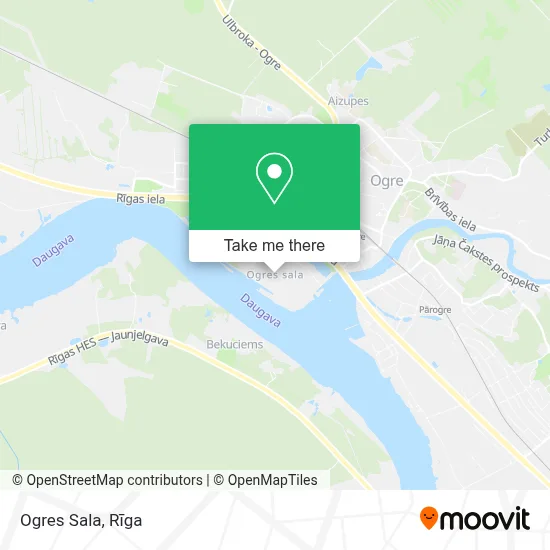 Ogres Sala map