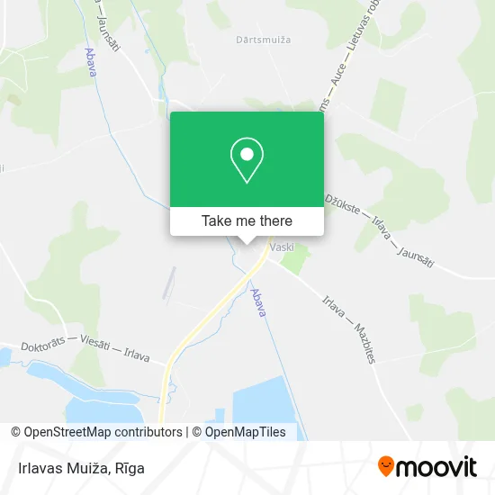 Irlavas Muiža map