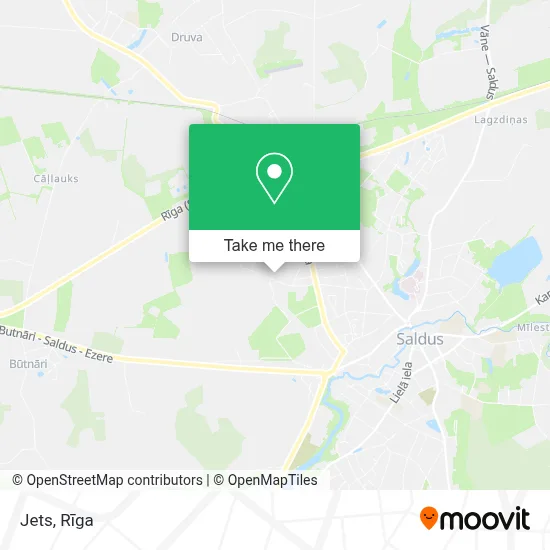 Jets map