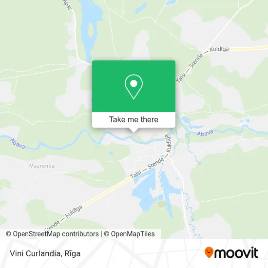 Vini Curlandia map