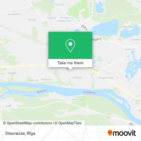 Silavrasas map