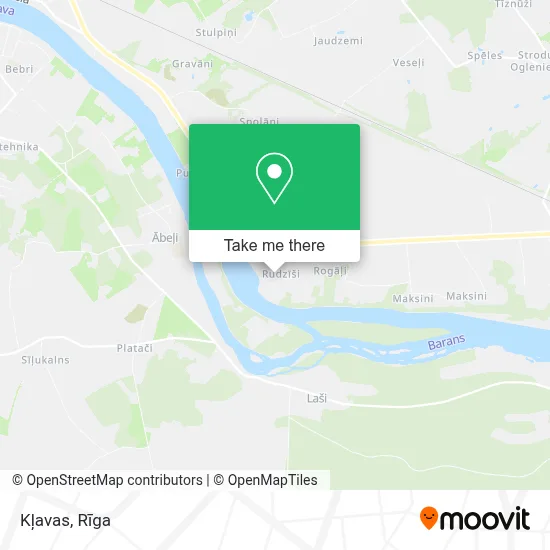 Kļavas map