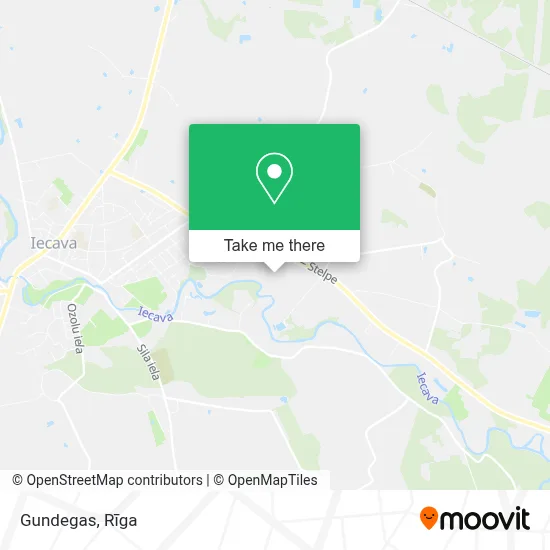 Gundegas map