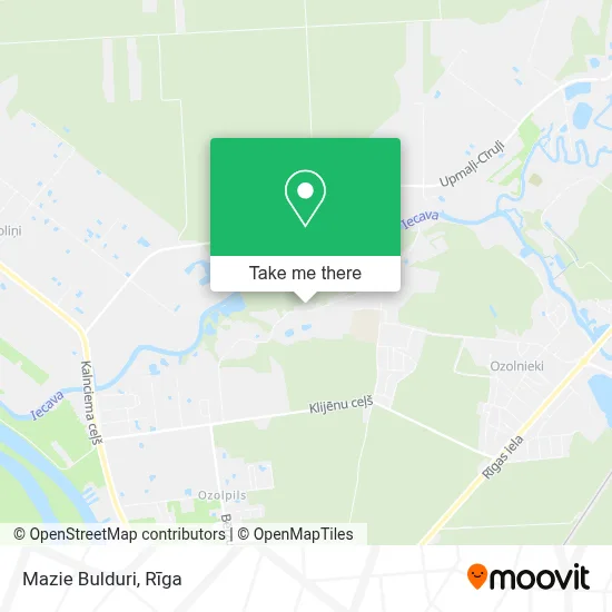 Mazie Bulduri map
