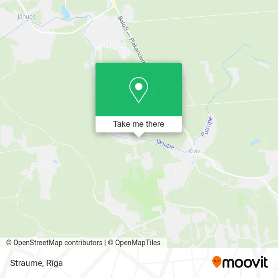 Straume map
