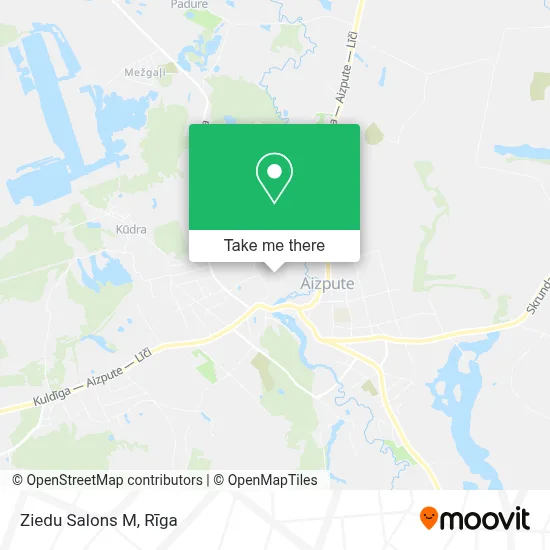 Ziedu Salons M map