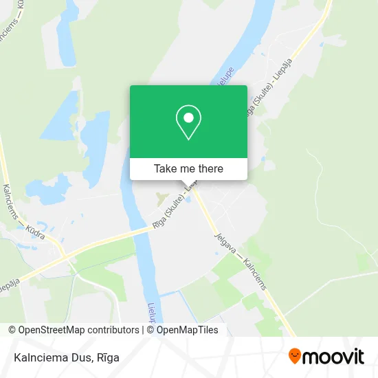 Kalnciema Dus map
