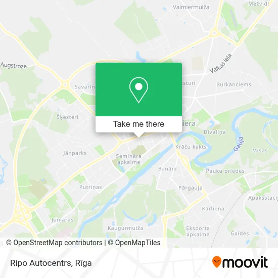 Ripo Autocentrs map