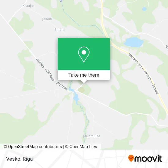 Vesko map