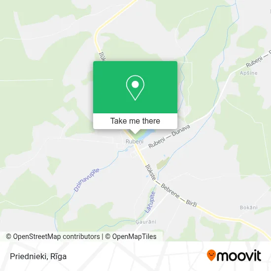 Priednieki map