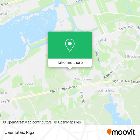 Jaunļutas map