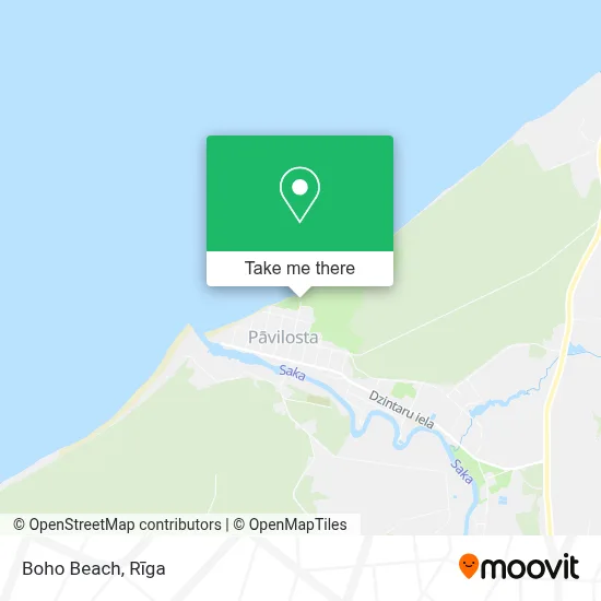 Boho Beach map