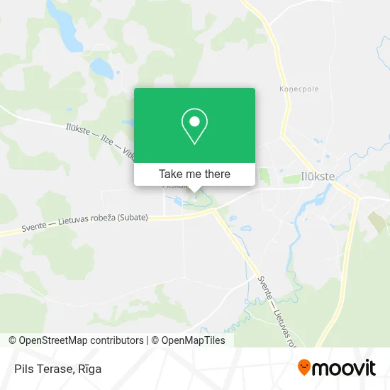 Pils Terase map