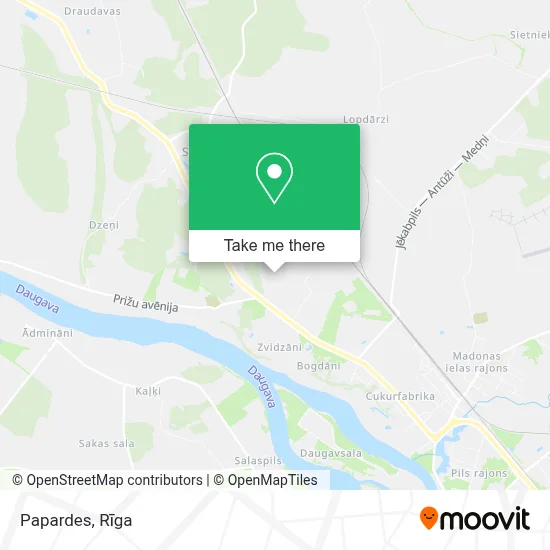 Papardes map