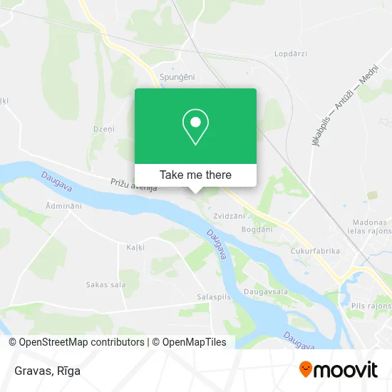Gravas map