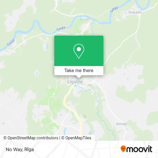 No Way map