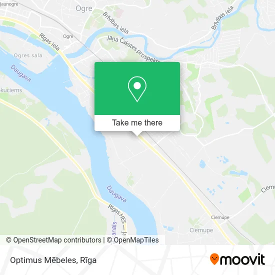 Optimus Mēbeles map