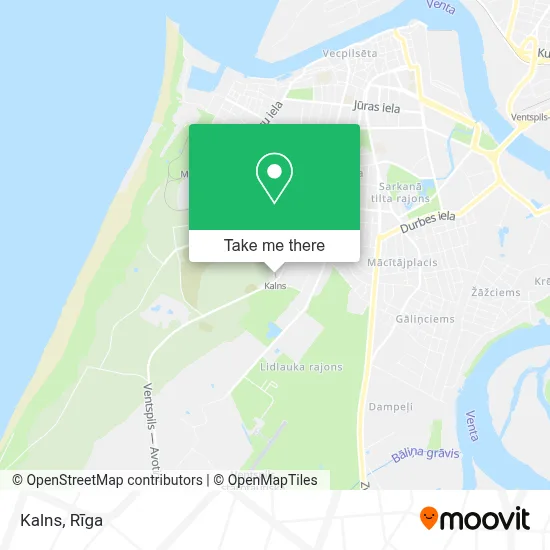 Kalns map