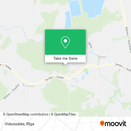 Vidussalas map