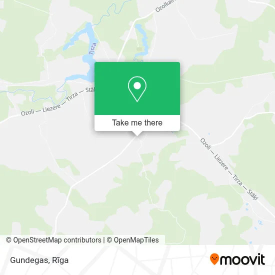 Gundegas map