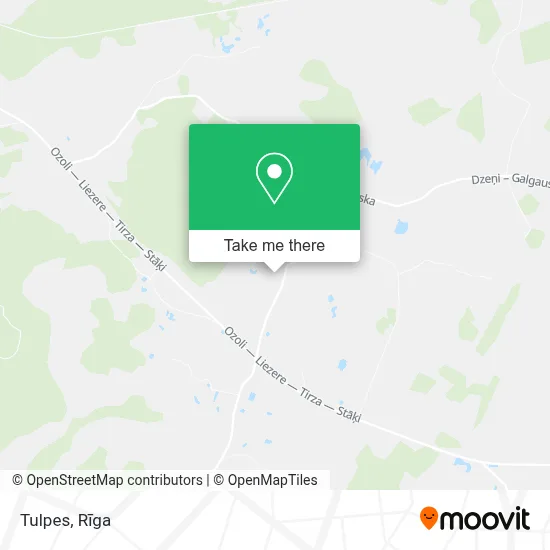 Tulpes map