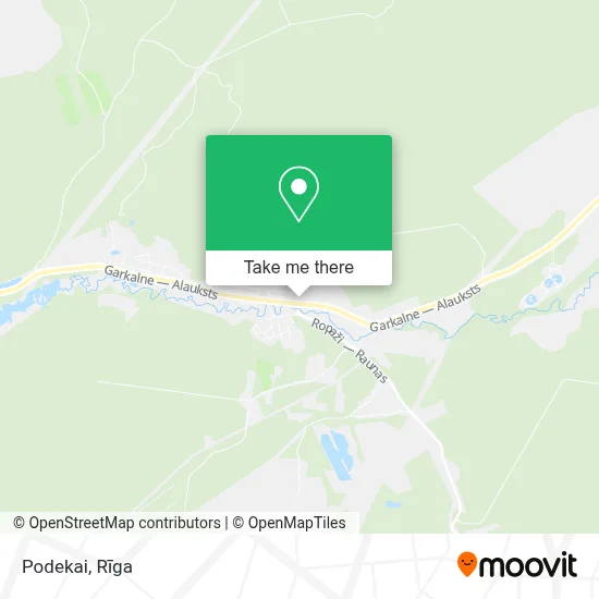 Podekai map
