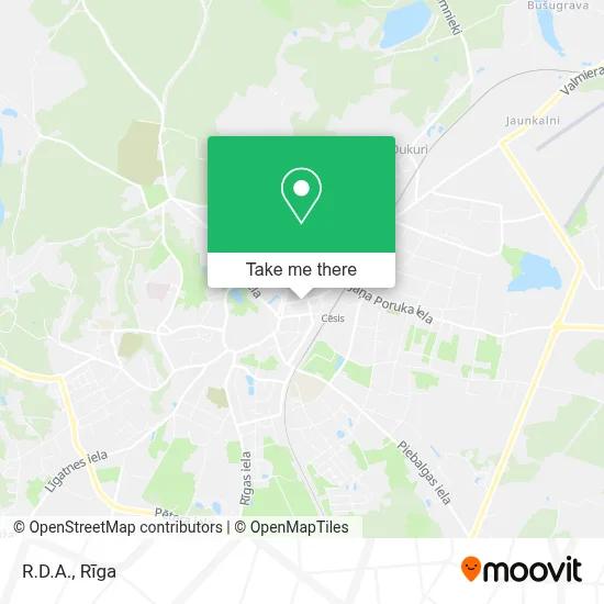 R.D.A. map