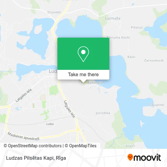 Ludzas Pilsētas Kapi map