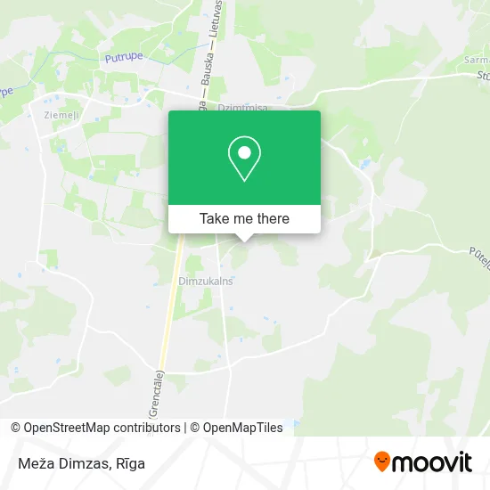 Meža Dimzas map