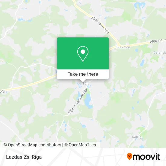 Lazdas Zs map