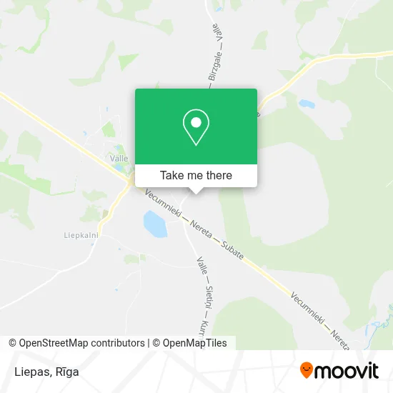 Liepas map