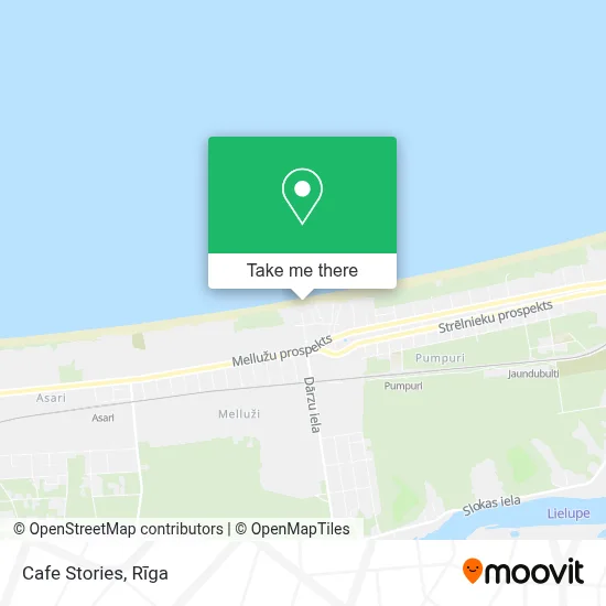 Cafe Stories map