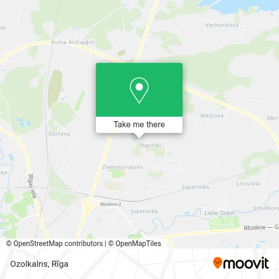 Ozolkalns map