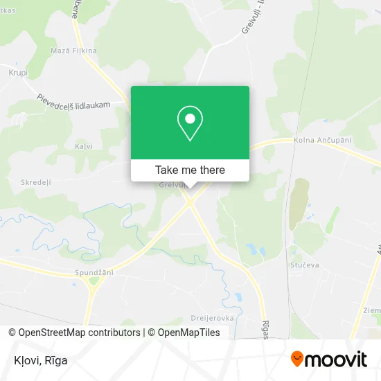 Kļovi map