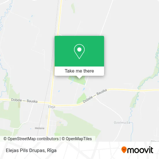 Elejas Pils Drupas map