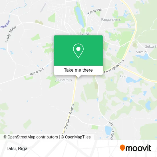 Talsi map