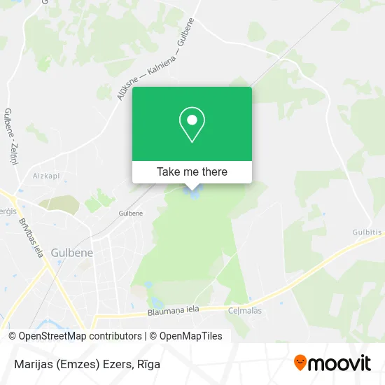 Marijas (Emzes) Ezers map