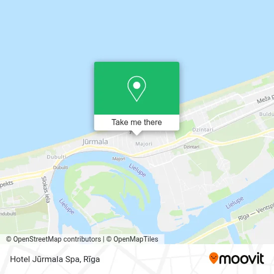 Hotel Jūrmala Spa map