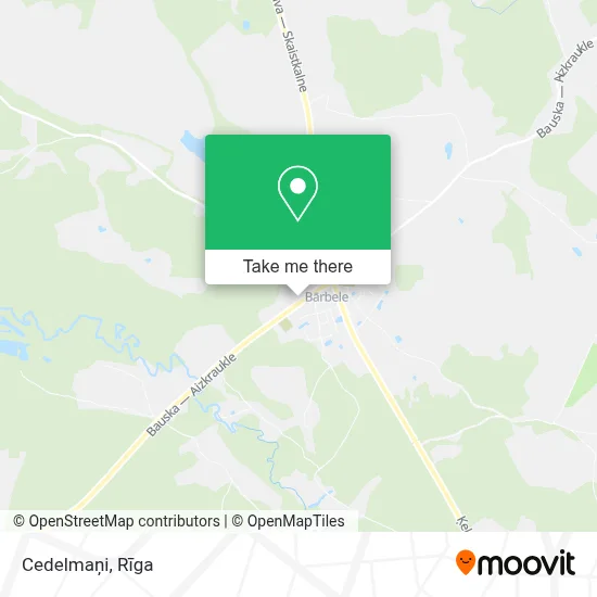 Cedelmaņi map