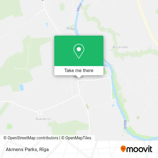 Akmens Parks map