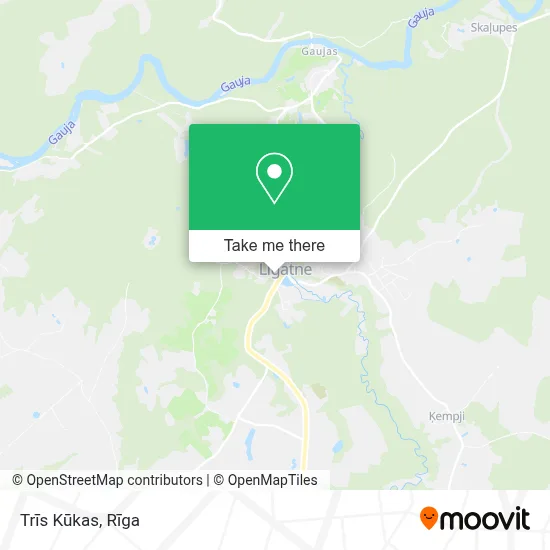Trīs Kūkas map